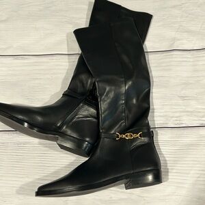 Brand New Women Mid Calf riding boots. Sam Elderman.